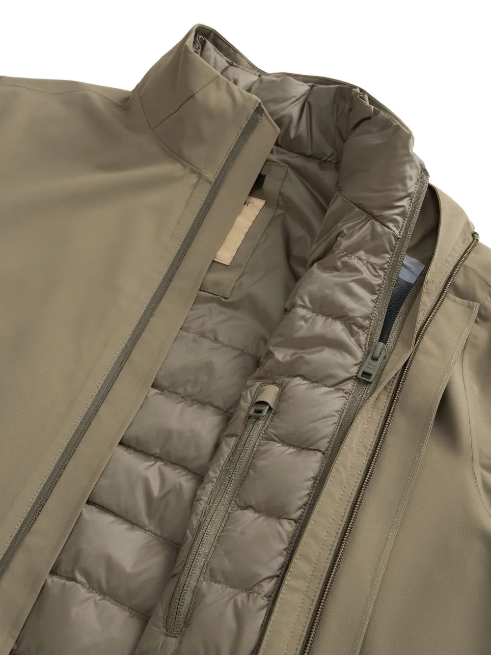  Woolrich Two-layer Overcoat - Neutrals 