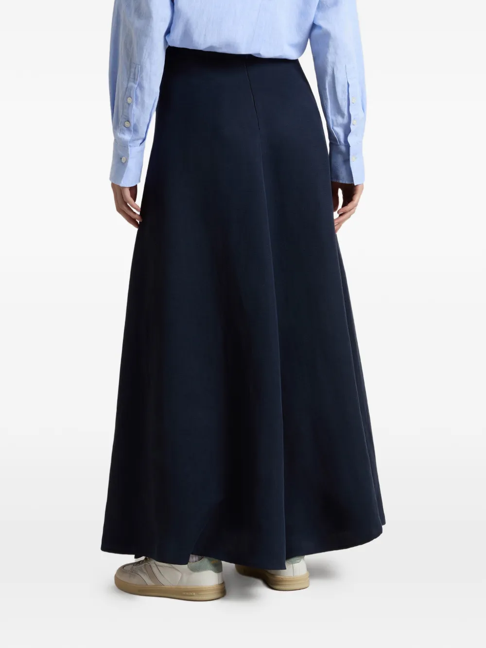  Woolrich Pleated Maxi Skirt - Blue 