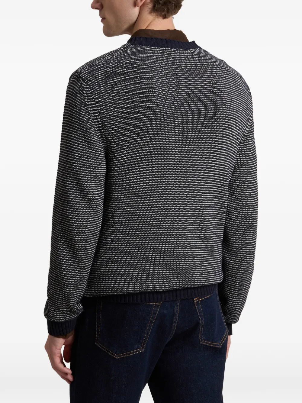 Woolrich Gestreepte trui Blauw