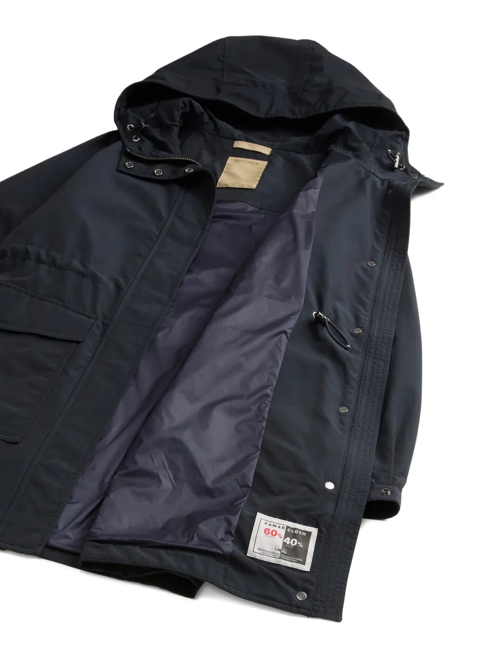 Woolrich Parka met verstelbare capuchon Blauw