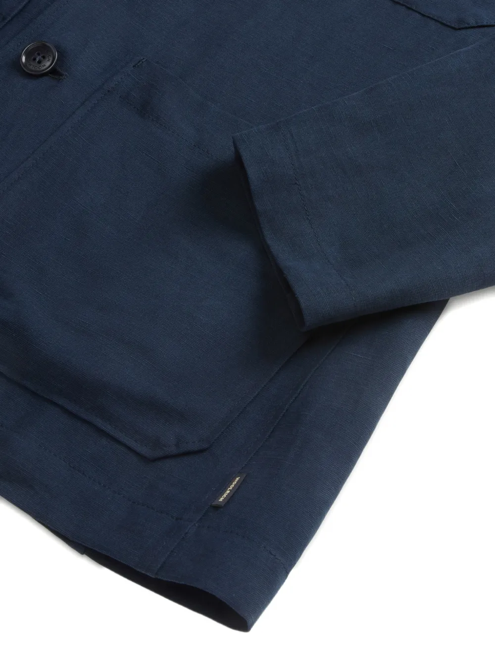 Woolrich Blazer met opgestikte zak en knopen Blauw