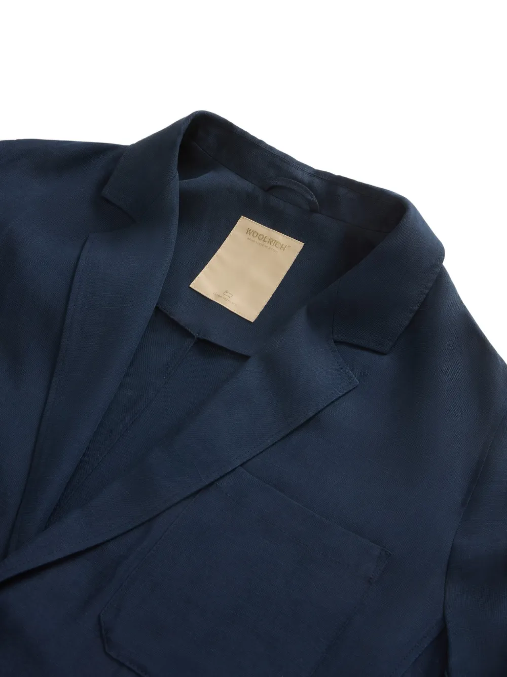 Woolrich Blazer met opgestikte zak en knopen Blauw