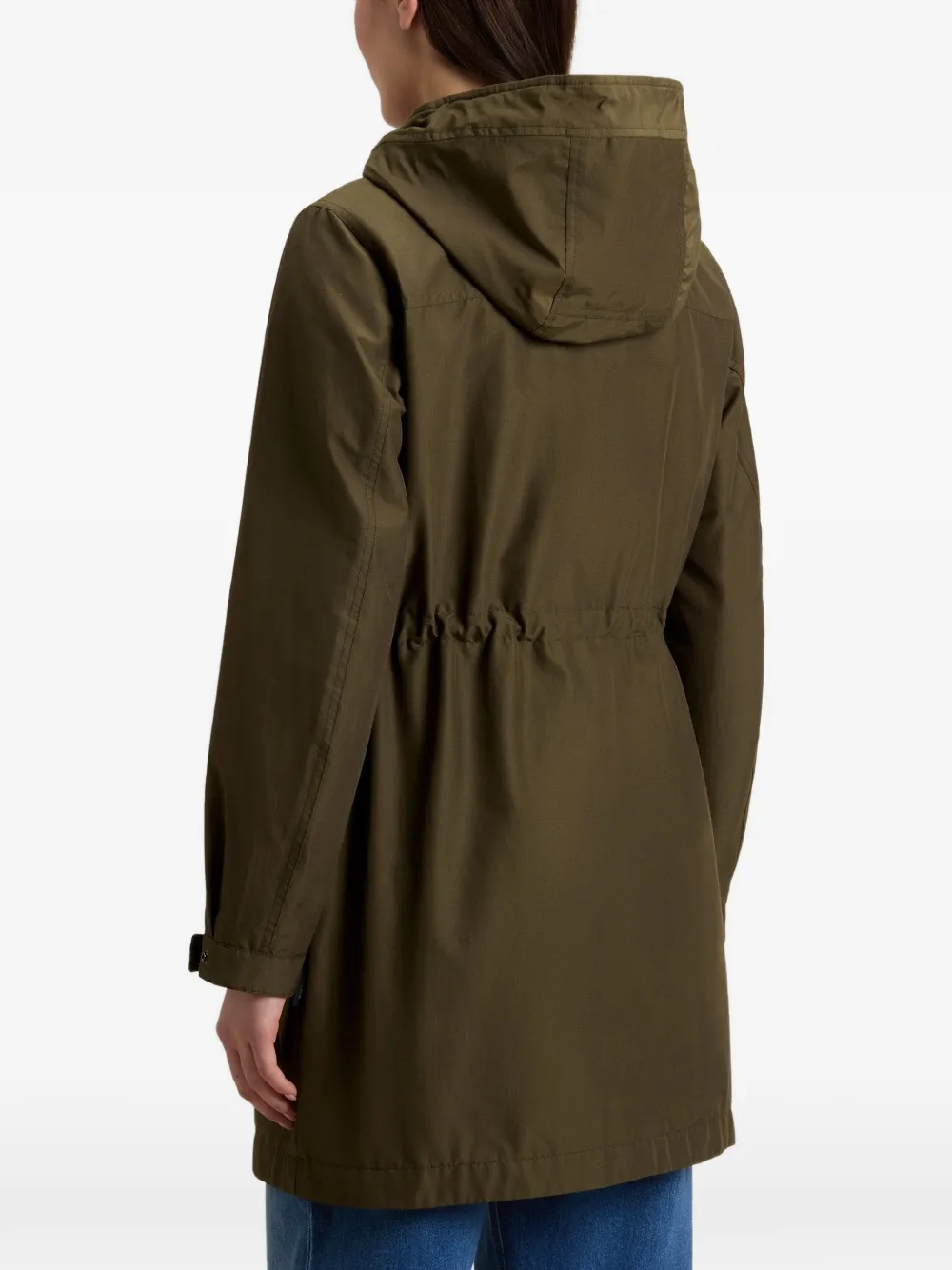 Woolrich Verstelbare parka met capuchon Groen