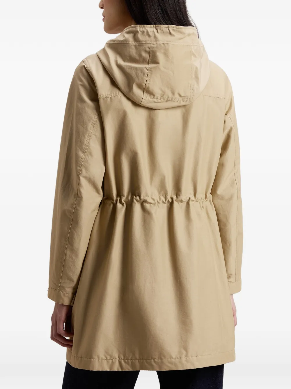 Woolrich Verstelbare parka met capuchon Beige