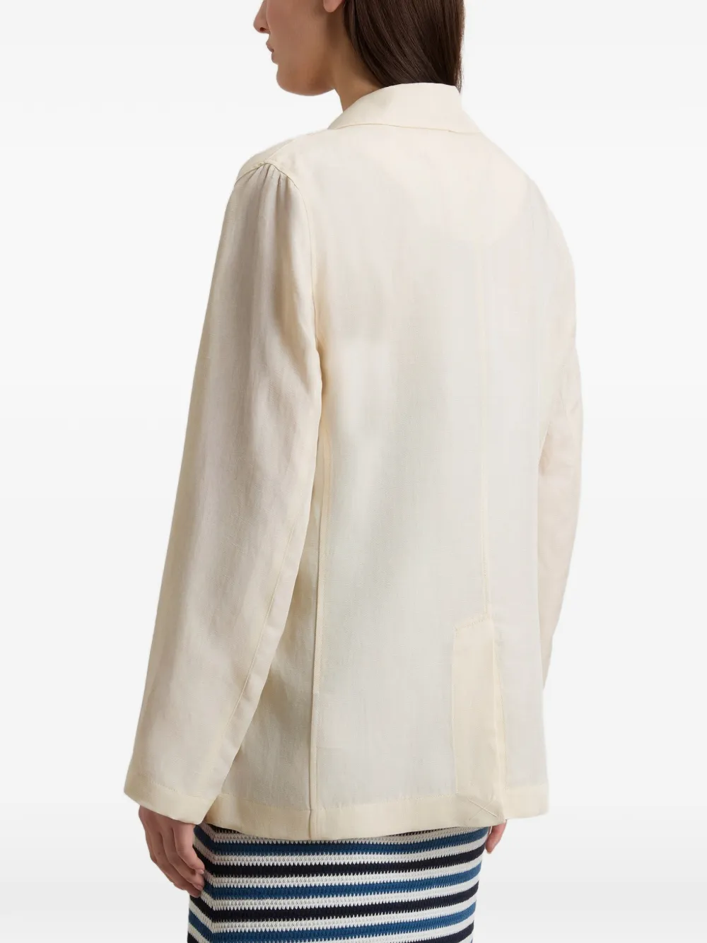 Woolrich Blazer met opgestikte zak Wit