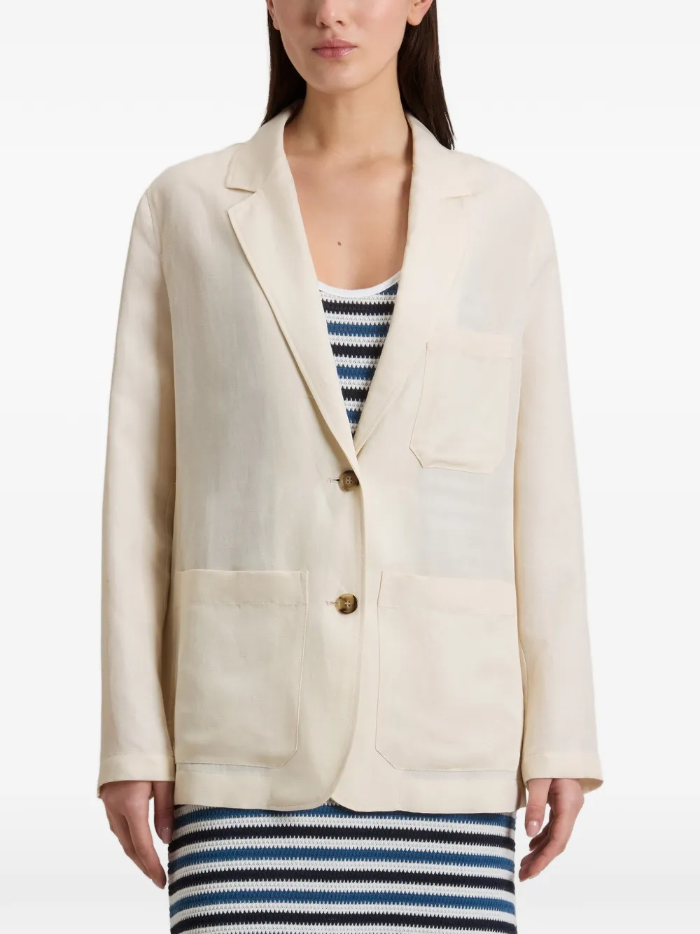  Woolrich Patch-pocket Blazer - White 