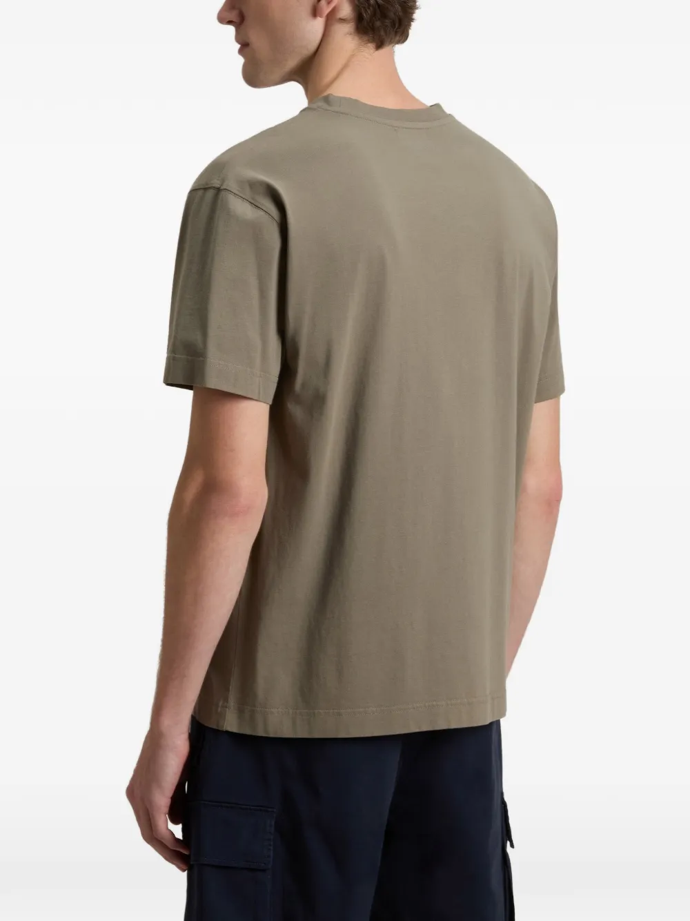 Woolrich T-shirt met logoprint Groen