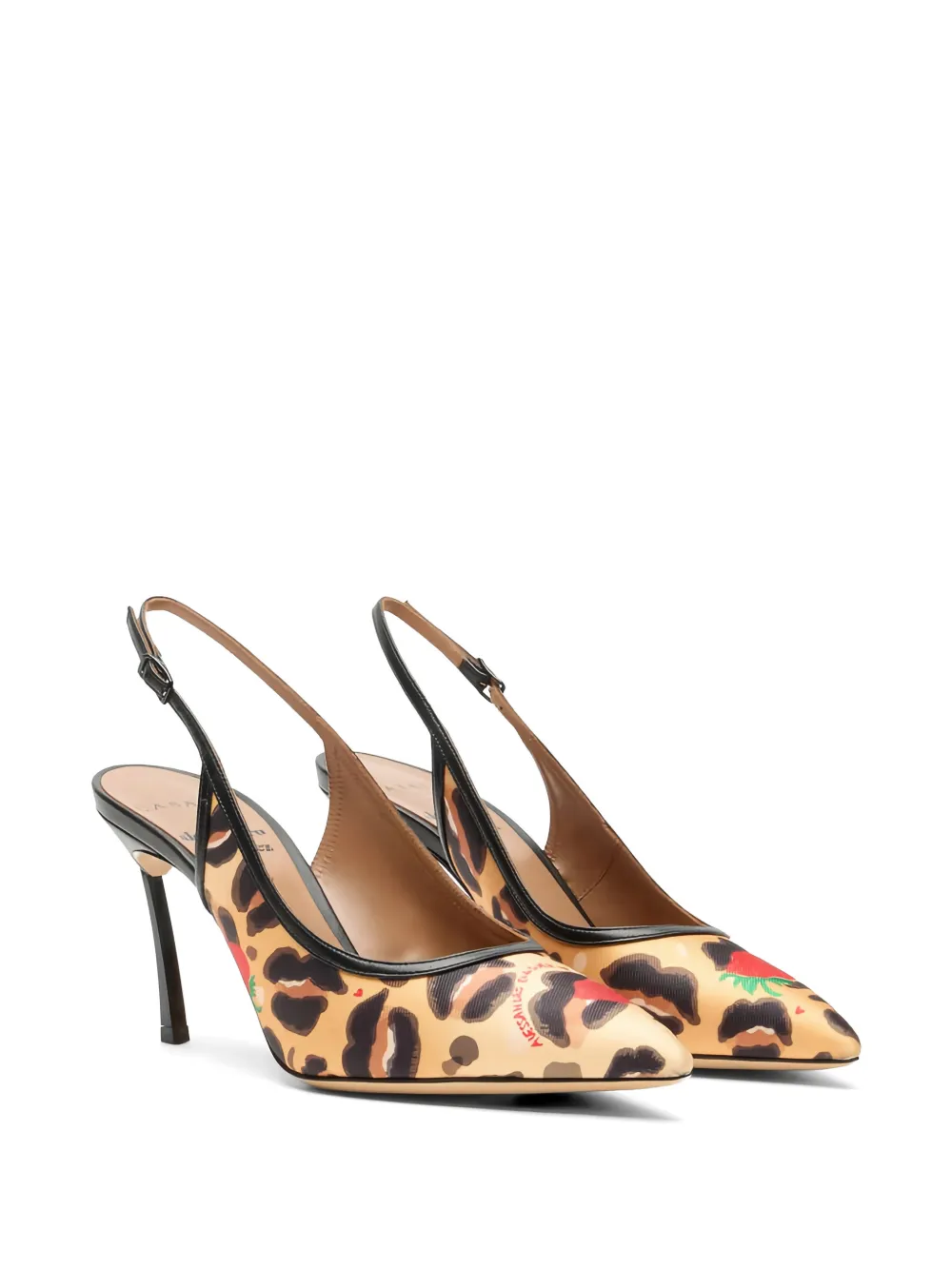 Casadei x Enriquez Blade pumps Beige