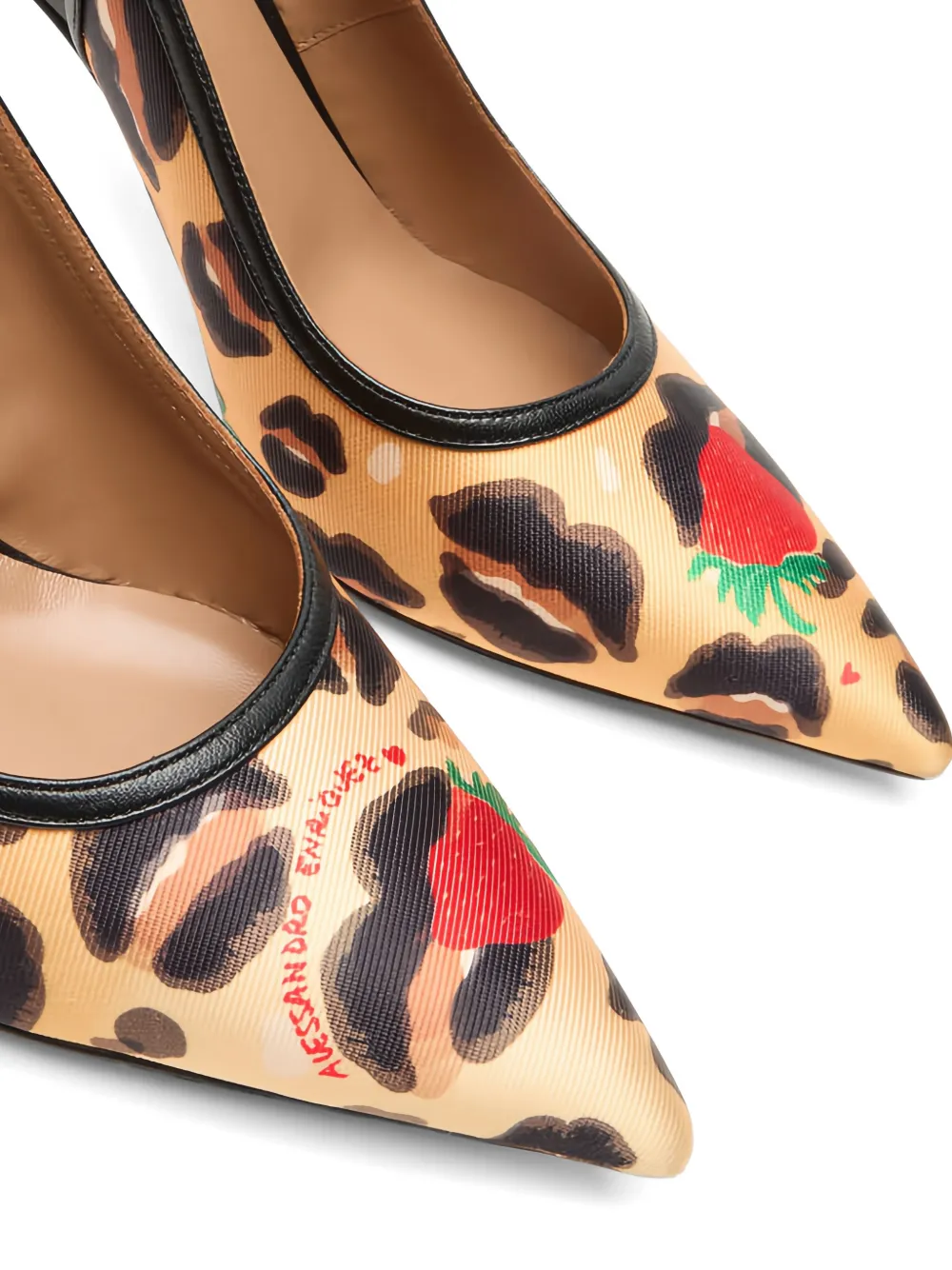 Casadei x Enriquez Blade pumps Beige