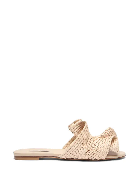 Casadei Hanoi woven folded sandals