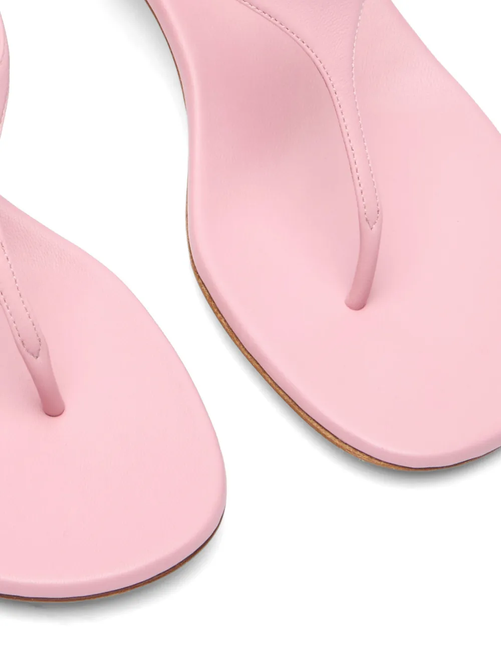 Casadei Belle Epoque crystal-embellished leather sandals Roze