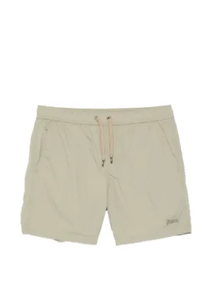 Moncler logo-patch Swim Shorts | Green | FARFETCH