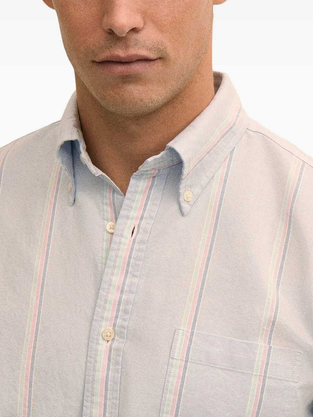Brooks Brothers Gestreept overhemd Blauw