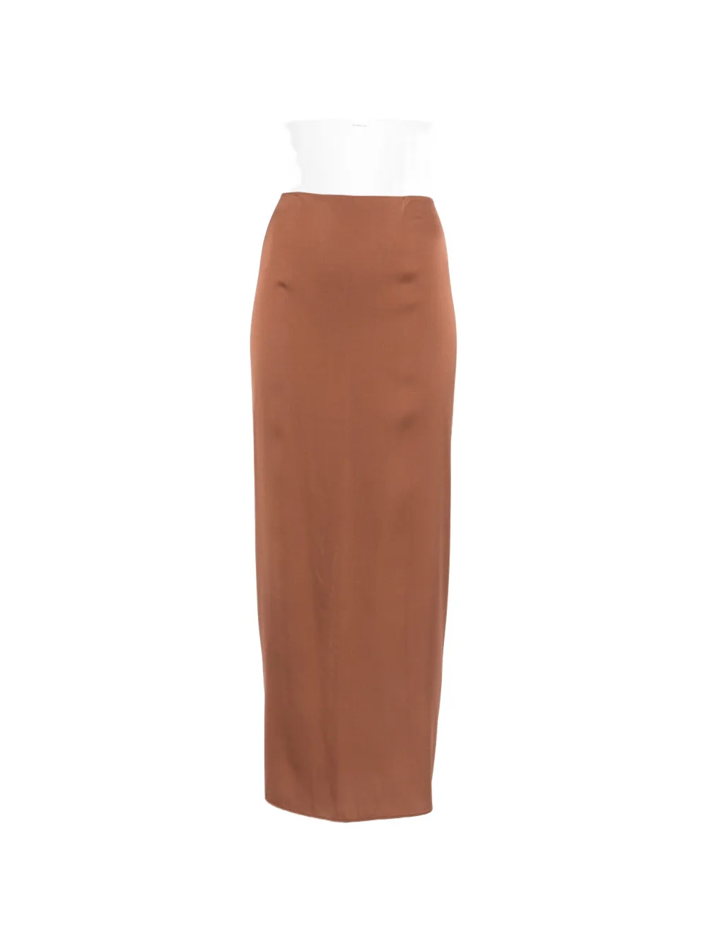 SILK95FIVE pencil midi skirt - Marrone