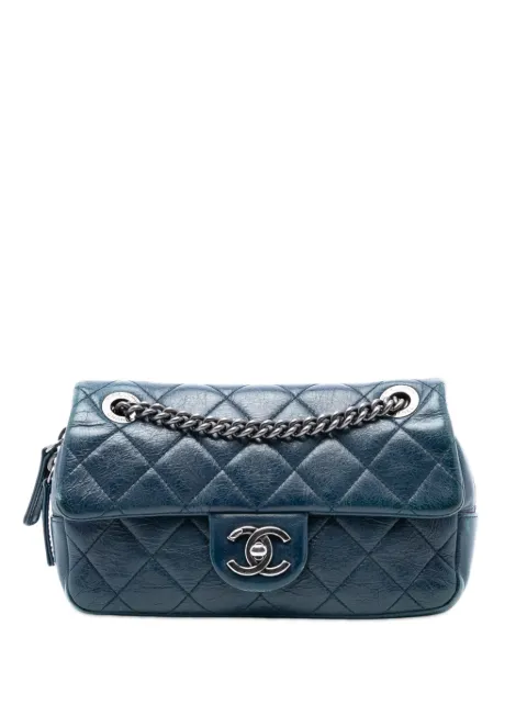 CHANEL Pre-Owned 2014 Portobello Flap gewatteerde schoudertas van kalfsleer