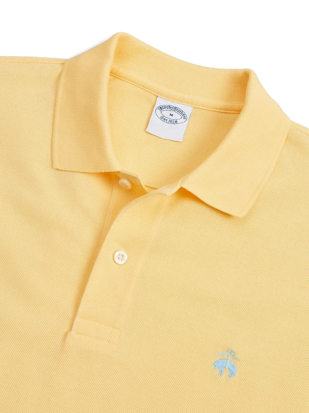 Brooks Brothers Poloshirt met geborduurd logo Geel