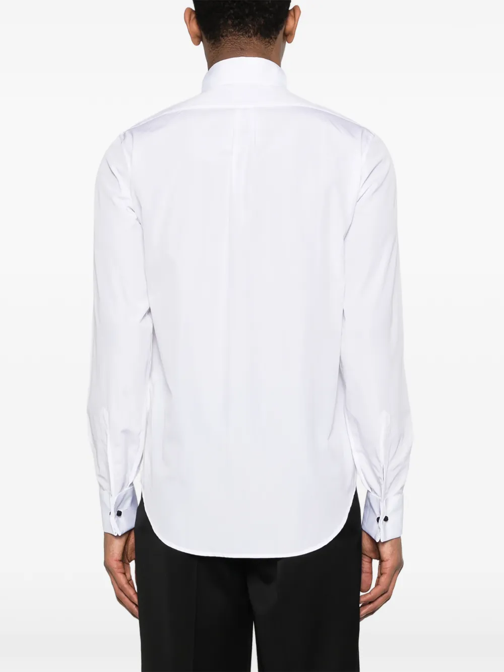 Emporio Armani Overhemd met puntige kraag Wit