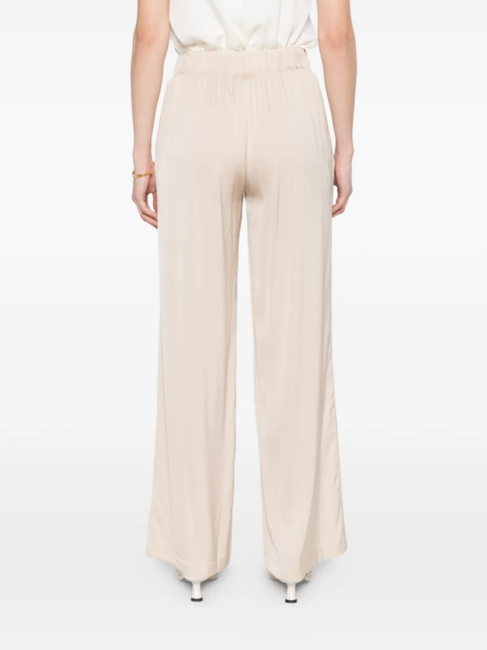 SILK95FIVE Amalfi elastische broek Beige