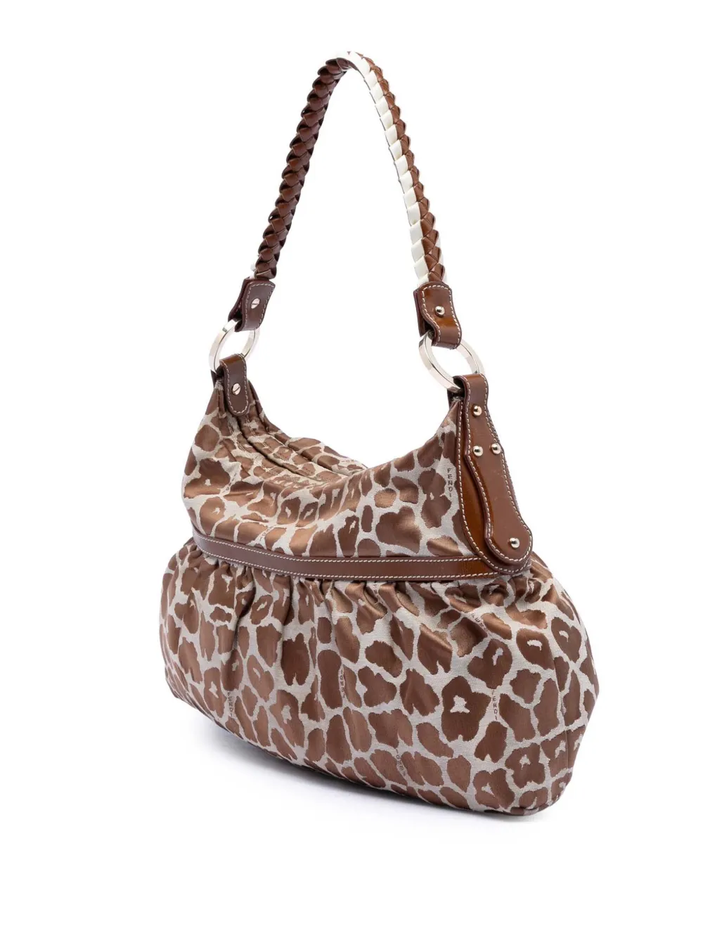 2010-2026 Canvas Leopard Print Chef Shoulder Bag