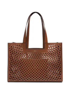 BALLY ハンドバック Bally Keep On Pennantプリント ハンドバッグ ミニ | ブラウン