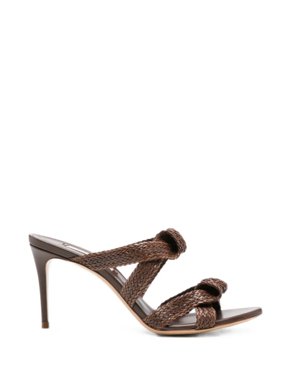 Casadei woven-leather sandals - Marrone