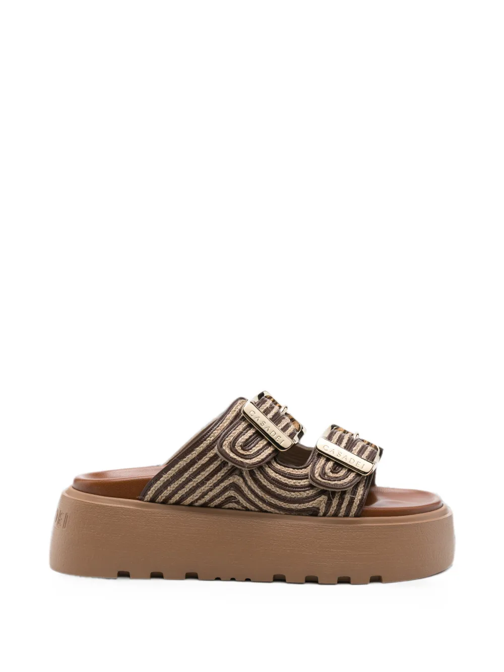 Casadei buckle-fastening platform sandals Bruin