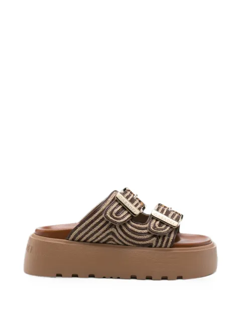 Casadei buckle-fastening platform sandals