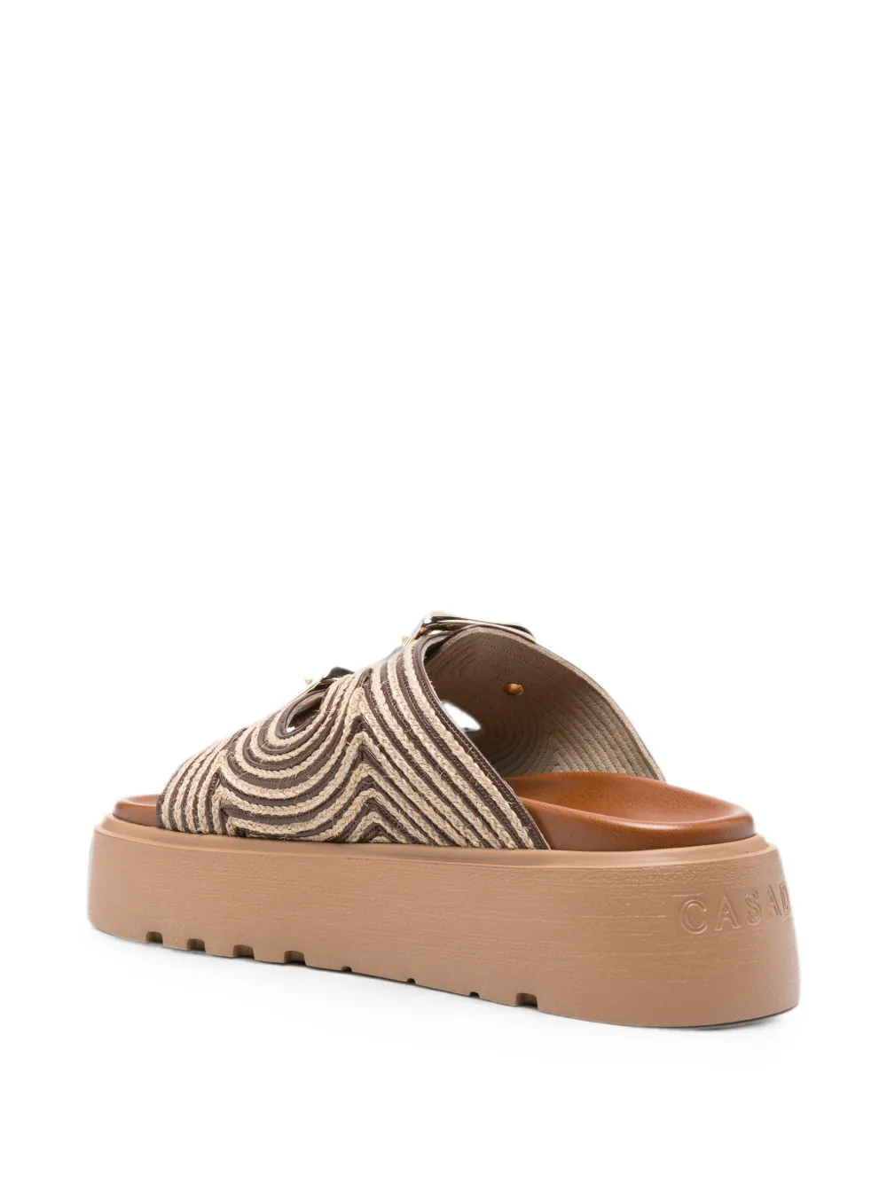 Casadei buckle-fastening platform sandals Bruin