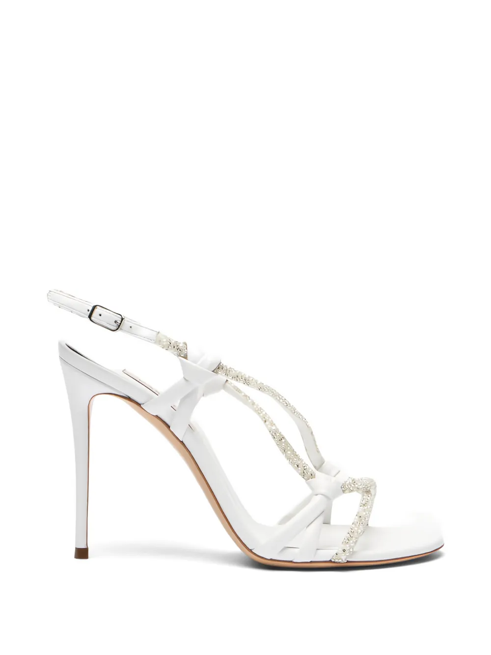 Casadei Julia Itaca leather sandals Wit