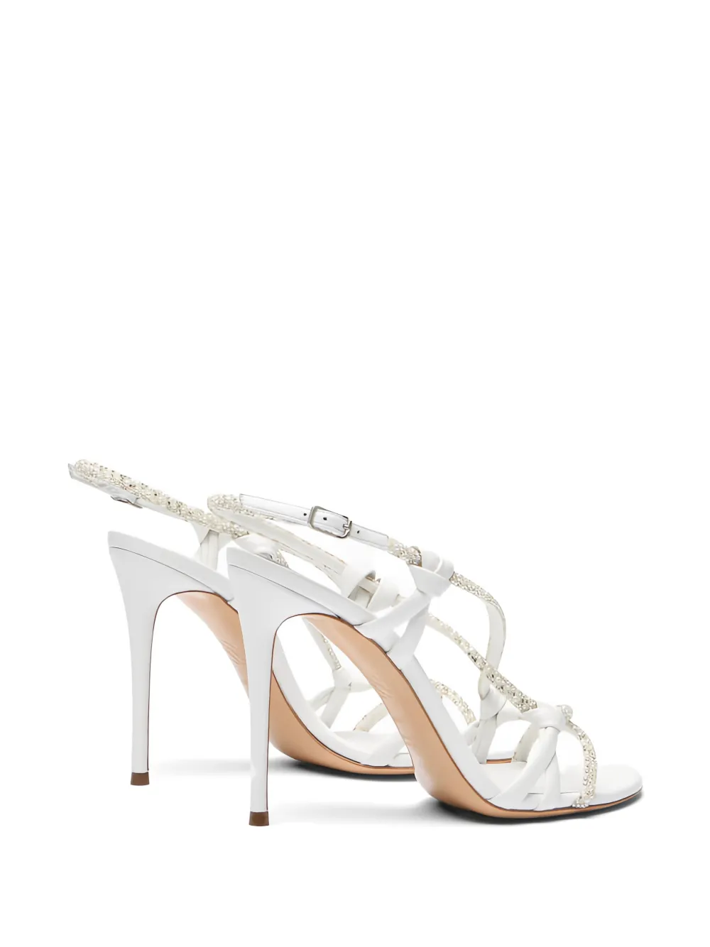 Casadei Julia Itaca leather sandals Wit