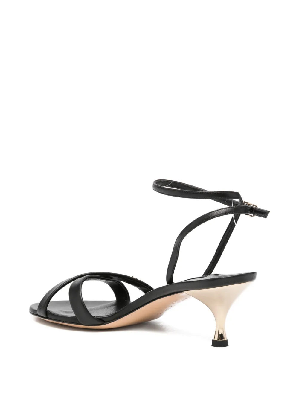 Casadei Jane crossover-strap buckle-fastening sandals Zwart