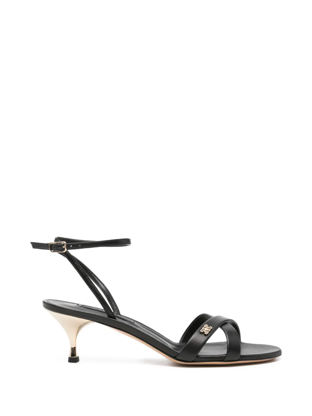 Casadei Jane crossover-strap buckle-fastening sandals - Black