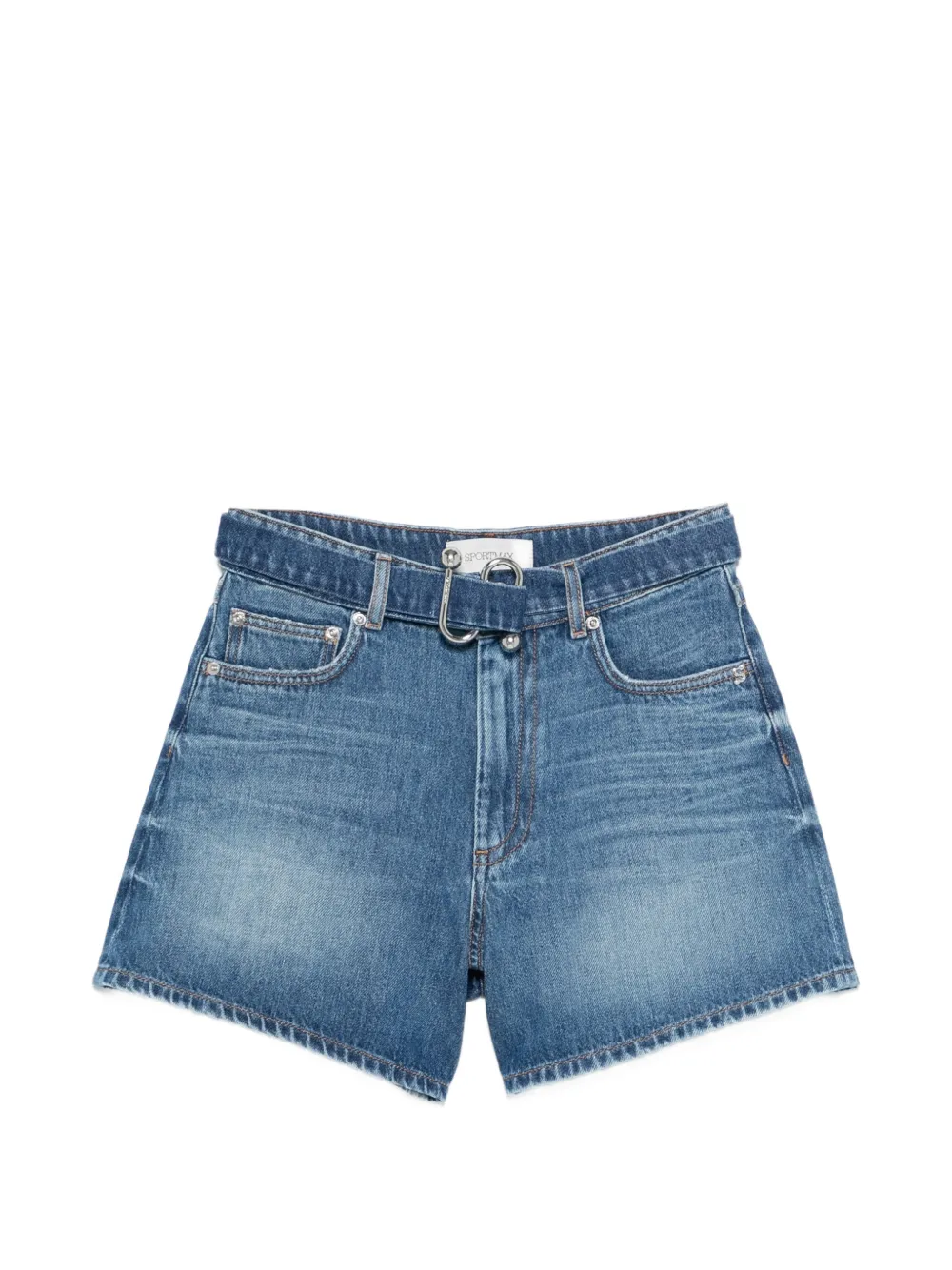 Sportmax belted trousers - Blu