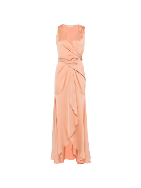 SILK95FIVE Shangri La tie front dress