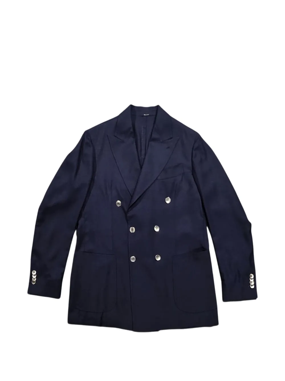 SARTORIO NAPOLI double-breasted wool blazer - Blu