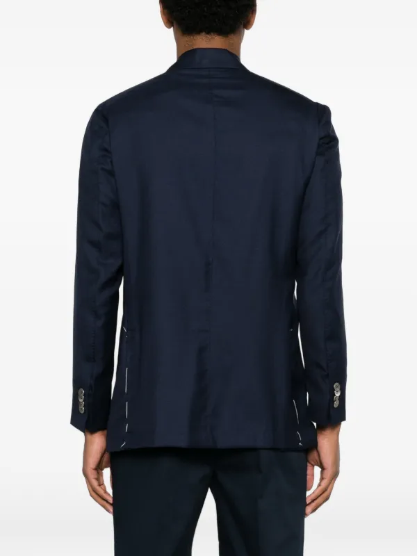 SARTORIO NAPOLI double-breasted Wool Blazer | Blue | FARFETCH