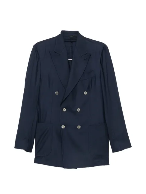 SARTORIO NAPOLI blazer de lana con doble botonadura