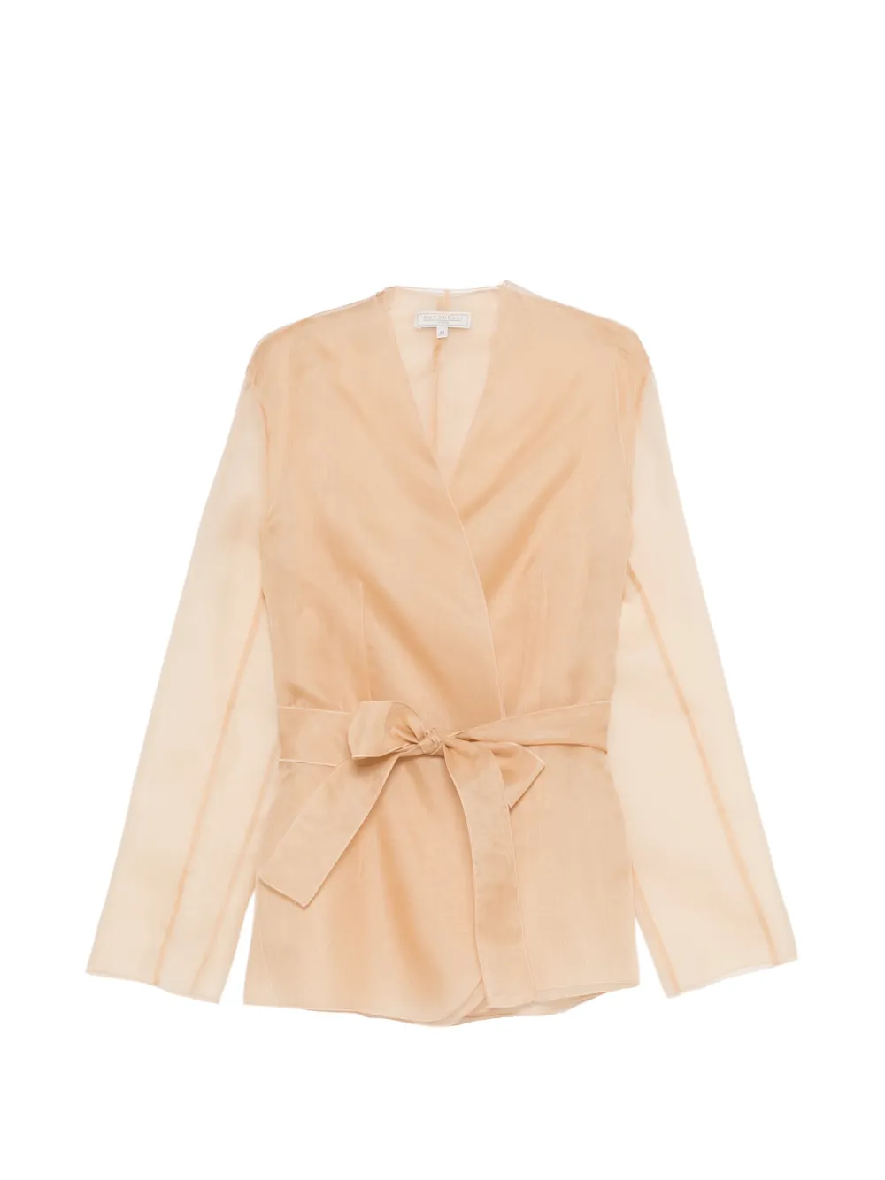 Antonelli Elia sheer fitted jacket - Toni neutri