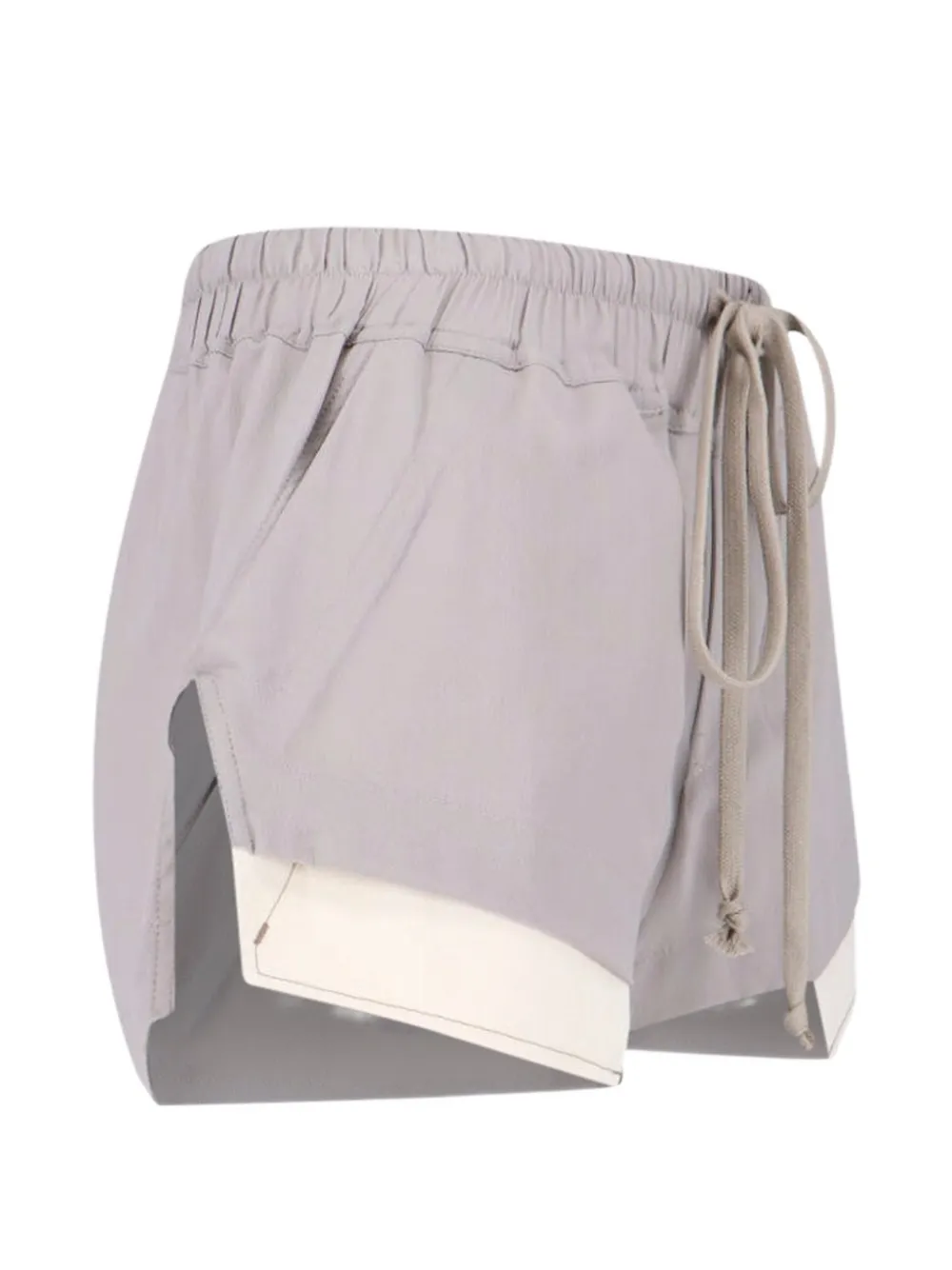  Rick Owens Drawstring Layered Shorts - Grey 