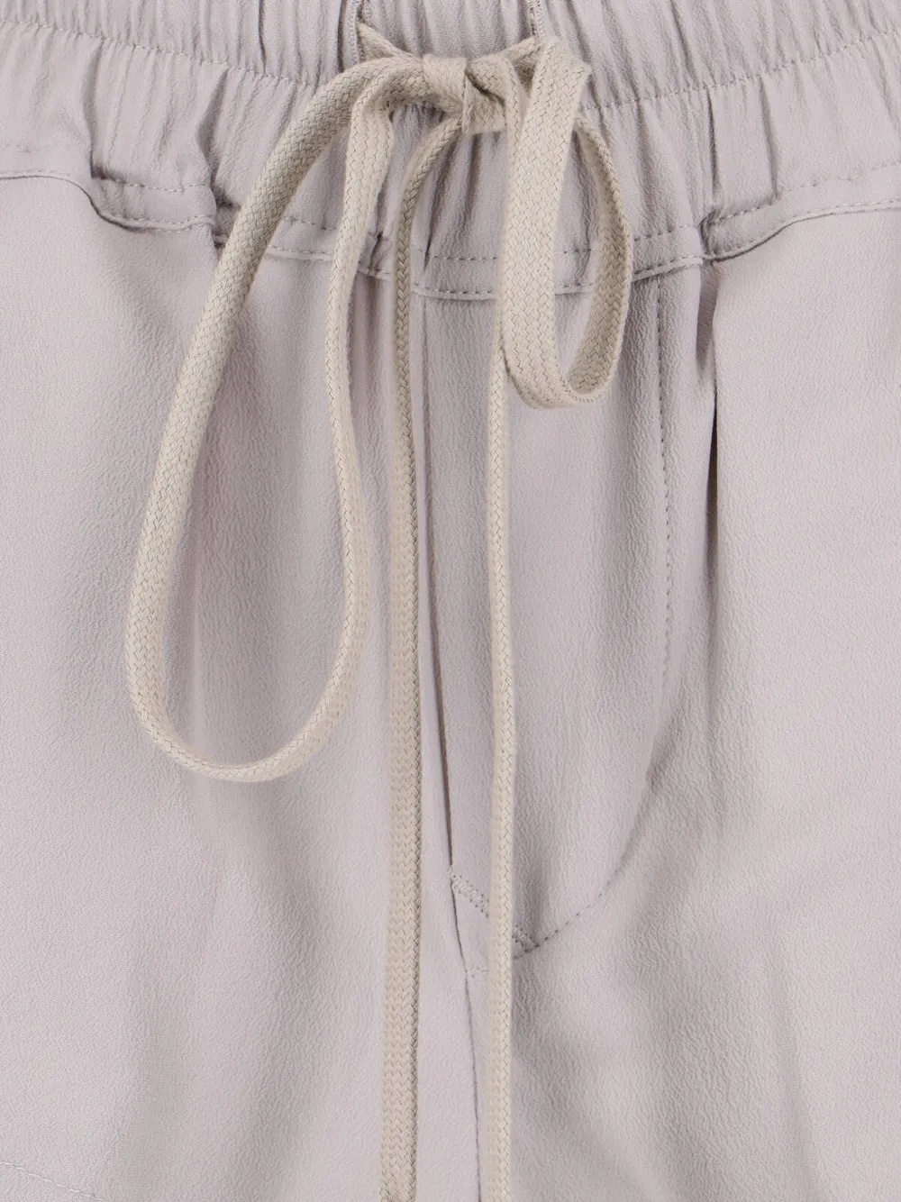 drawstring layered shorts