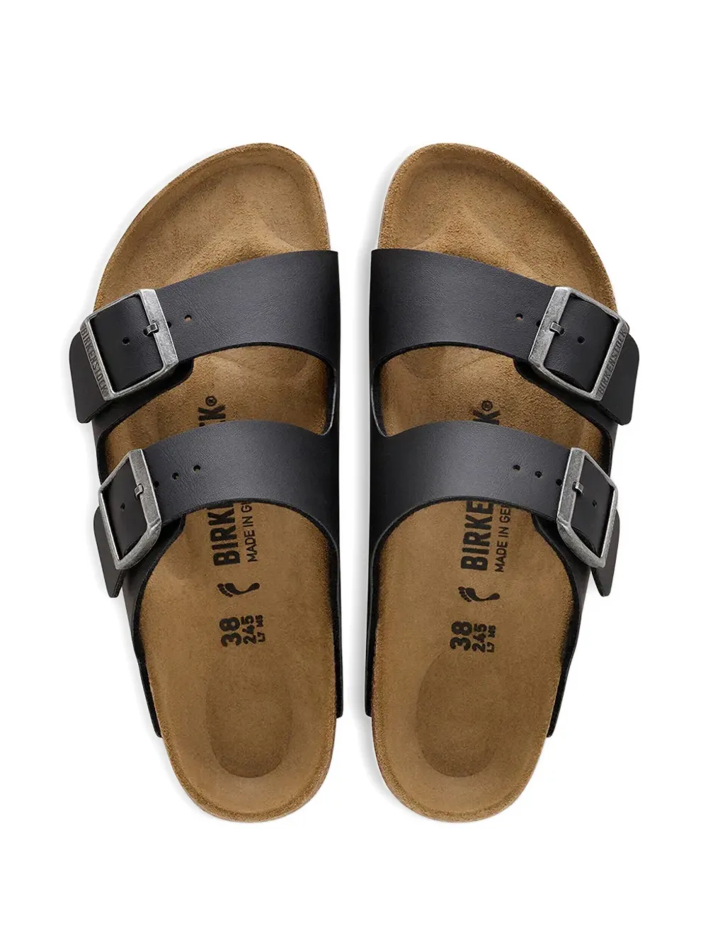 Birkenstock Arizona buckle-fastening sandals Zwart