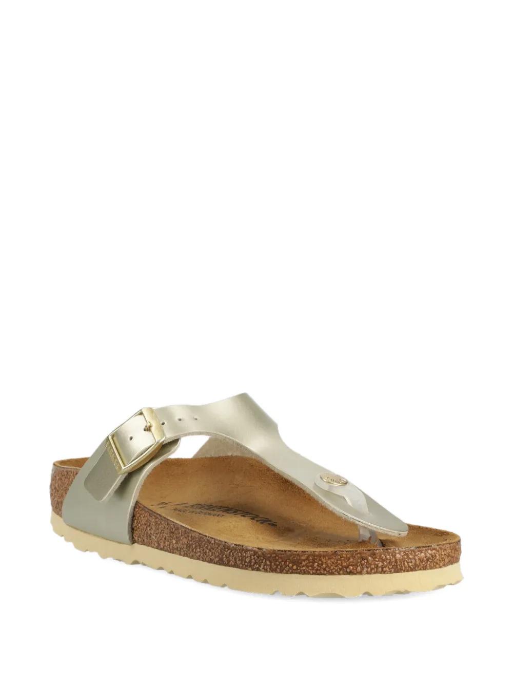 Birkenstock Kids Gizeh slides - Gold