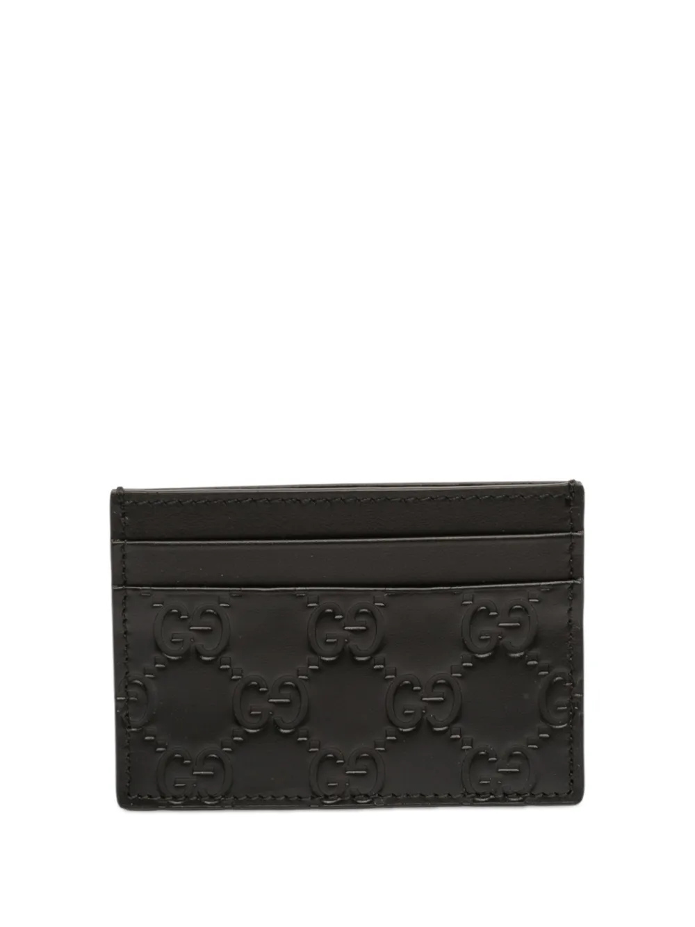 Gucci Pre-Owned 2000-2015 Guccissima card holder - Nero