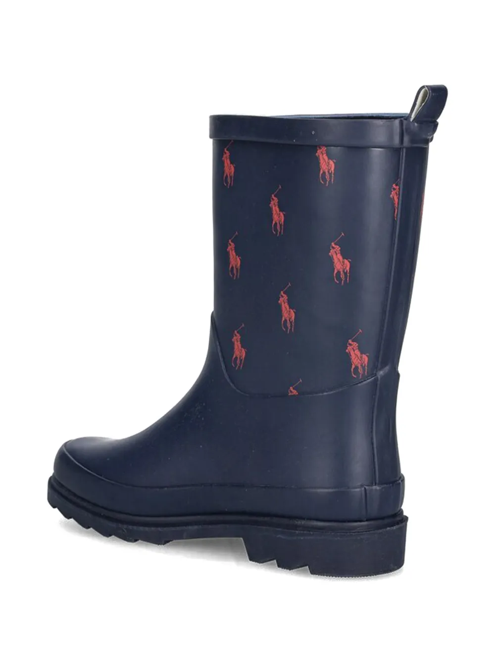 POLO RALPH LAUREN KIDS Laarzen met logo en grafische print Blauw