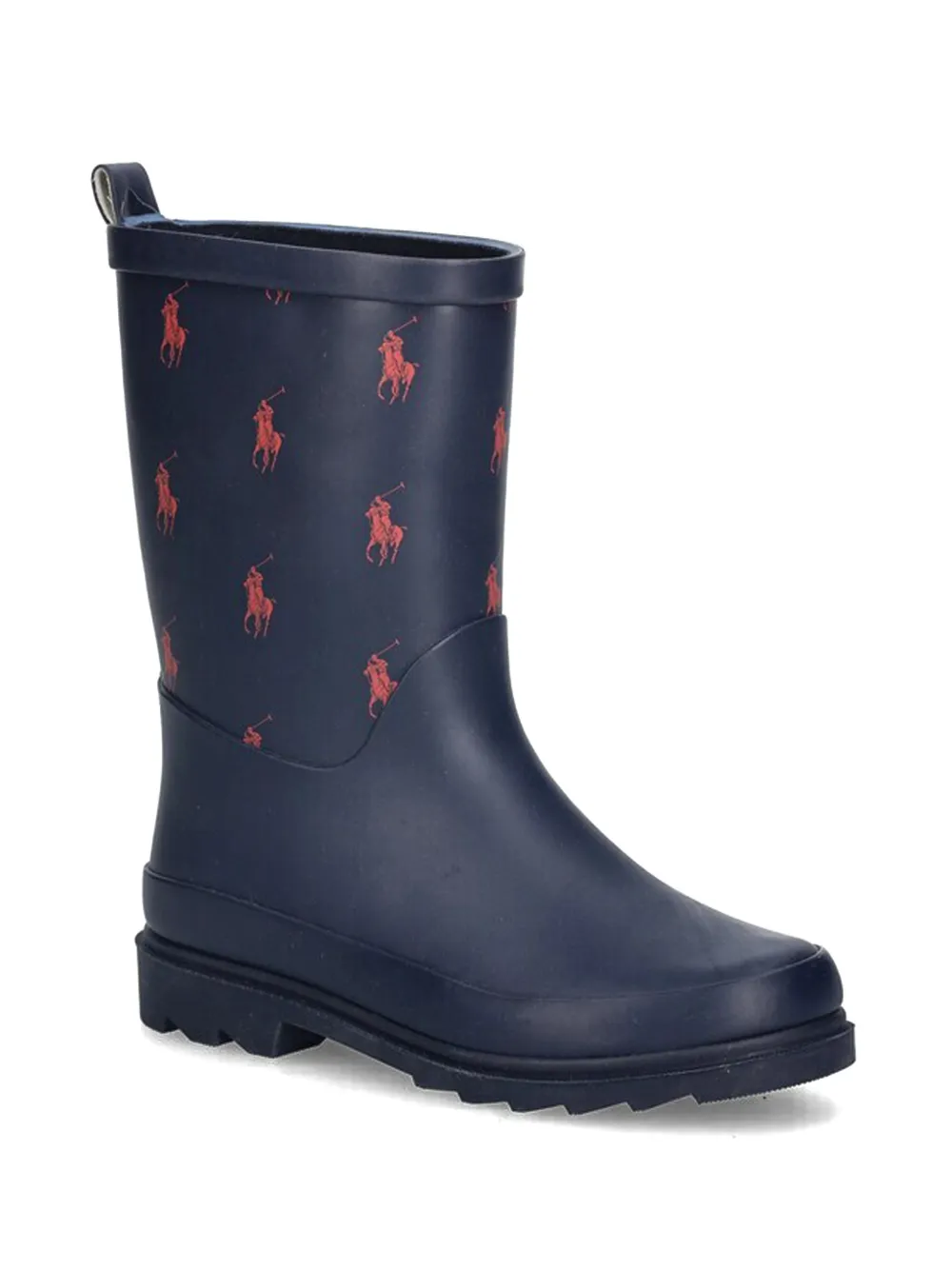 POLO RALPH LAUREN KIDS Laarzen met logo en grafische print Blauw