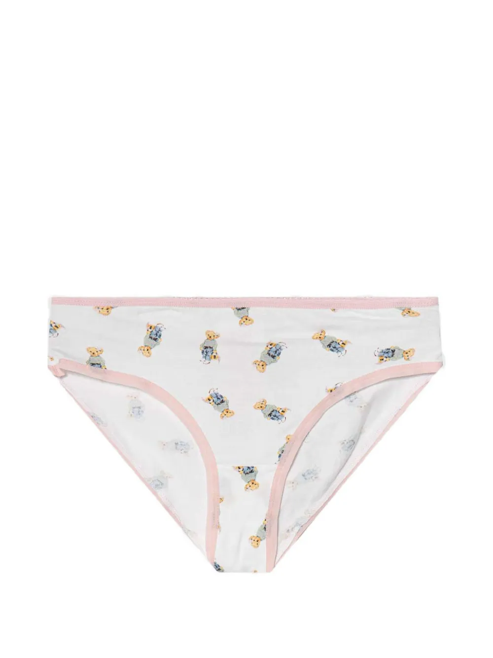 POLO RALPH LAUREN KIDS Vijf gestreepte slips Roze