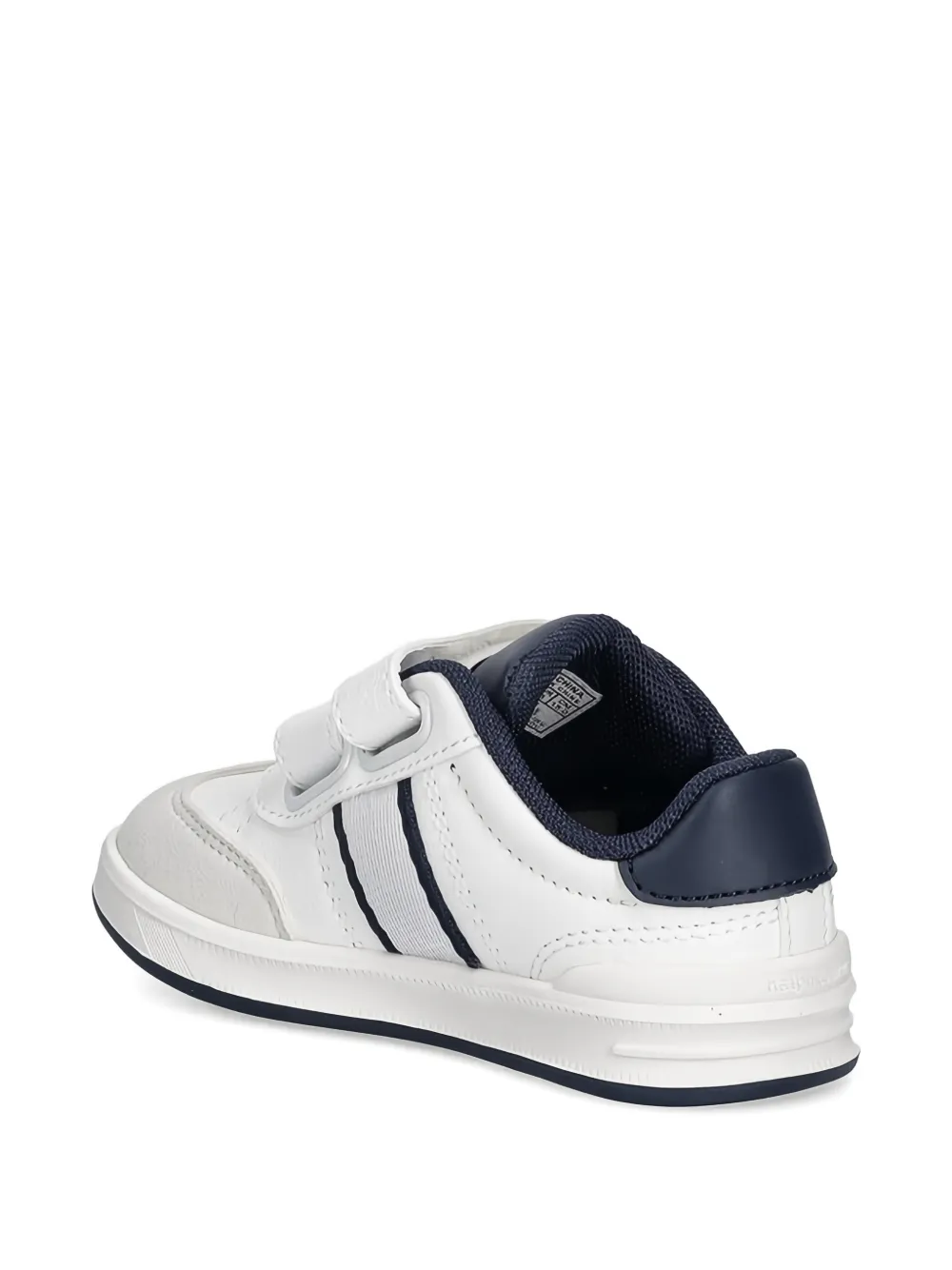 POLO RALPH LAUREN KIDS Gestreepte sneakers Wit