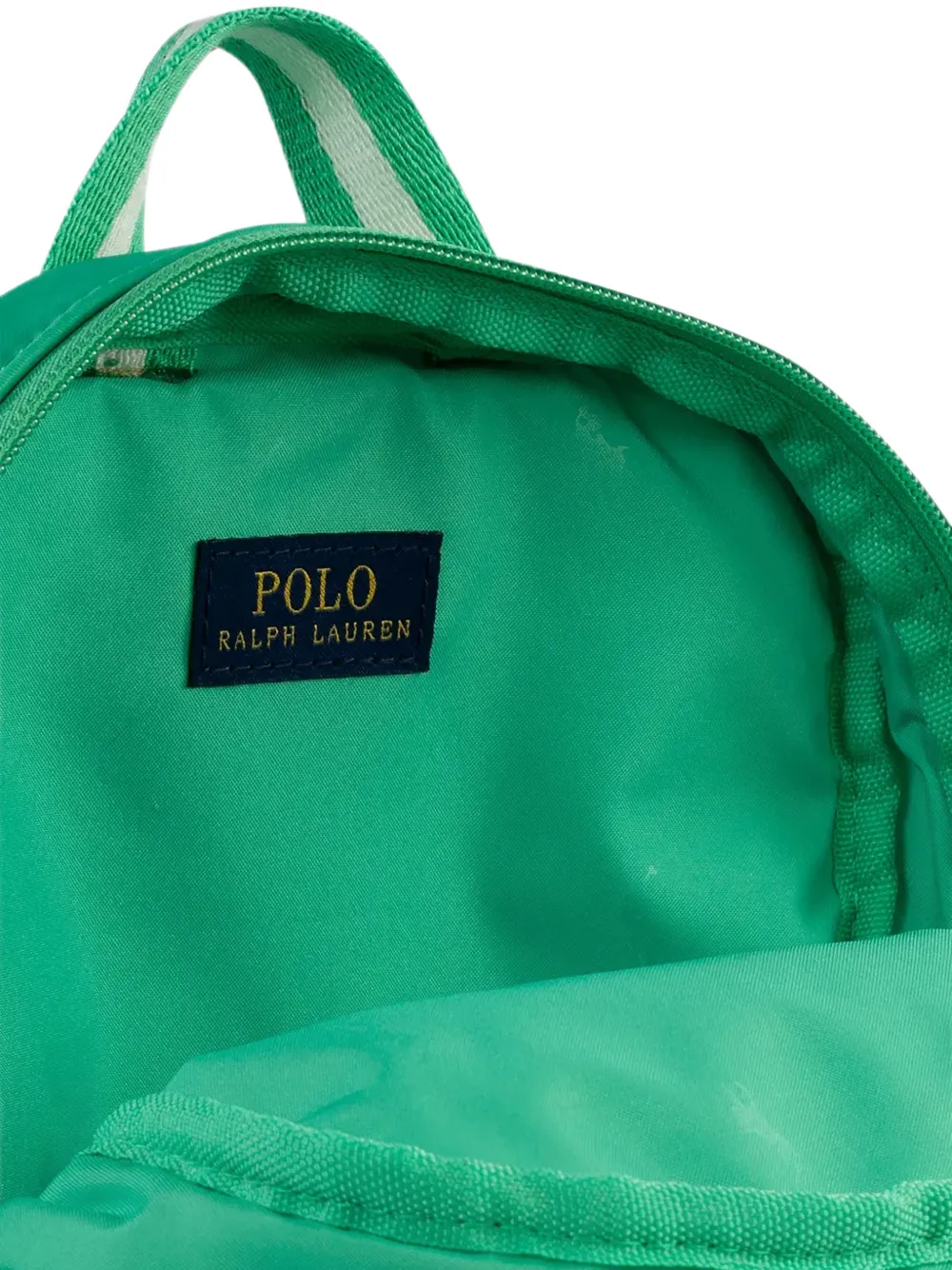 POLO RALPH LAUREN KIDS Rugzak met geborduurd logo en ritssluiting Groen