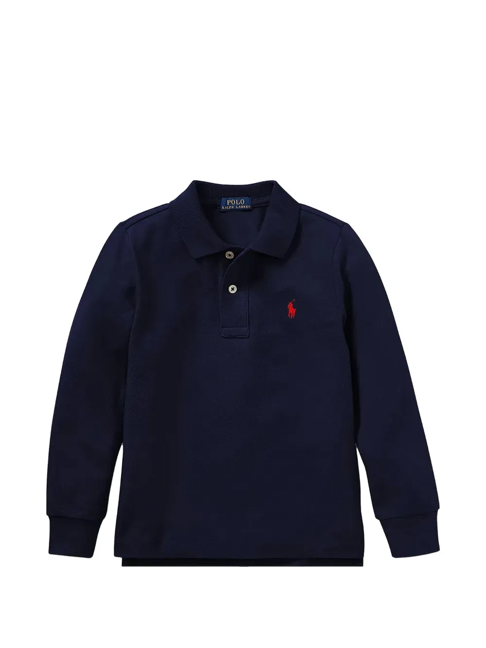 POLO RALPH LAUREN KIDS Langärmeliges Poloshirt - Blau