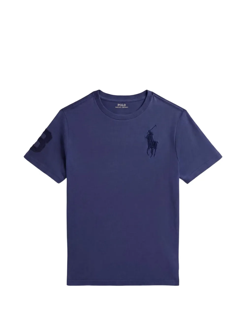 POLO RALPH LAUREN KIDS logo-applique T-shirt - Blu